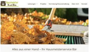 Website Hausmeisterservice Bär nacher
