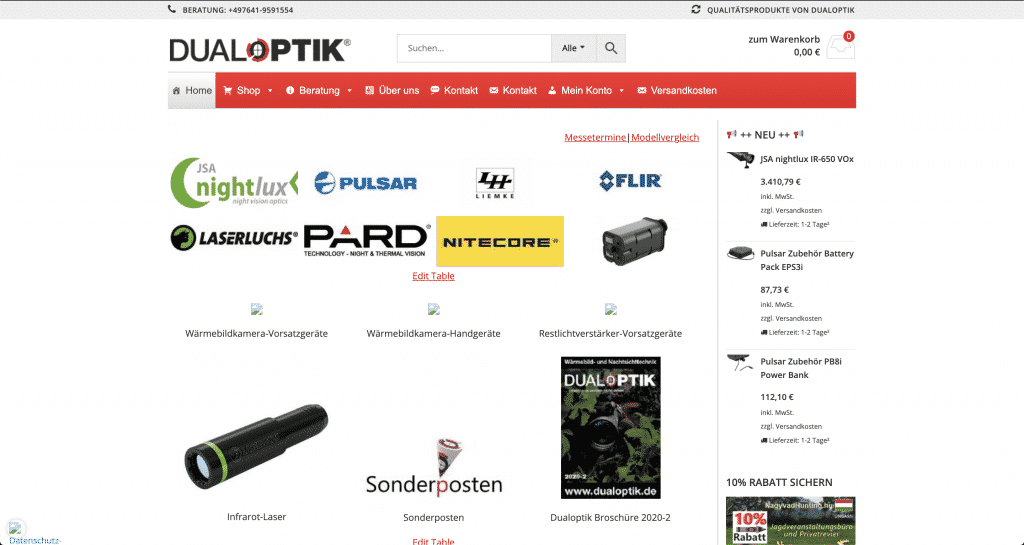 Vorher und Nacher von Dualoptik