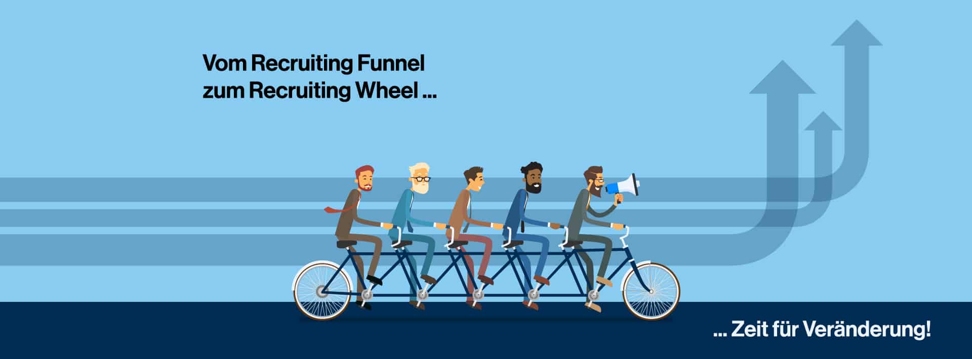 Vom Recruting Funnel zum Recruiting Wheel - wir beschreiben den Weg