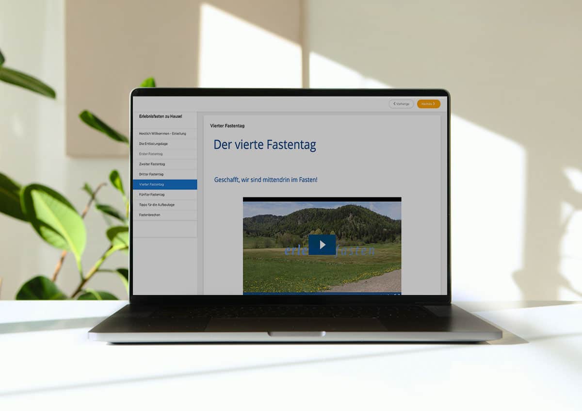 Der Onlinekurs von Erlebnisfasten