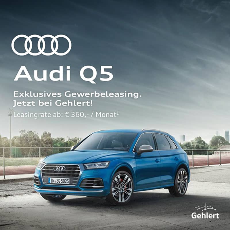 Instagram-Anzeige für Autohaus Gehlert: Audi !5