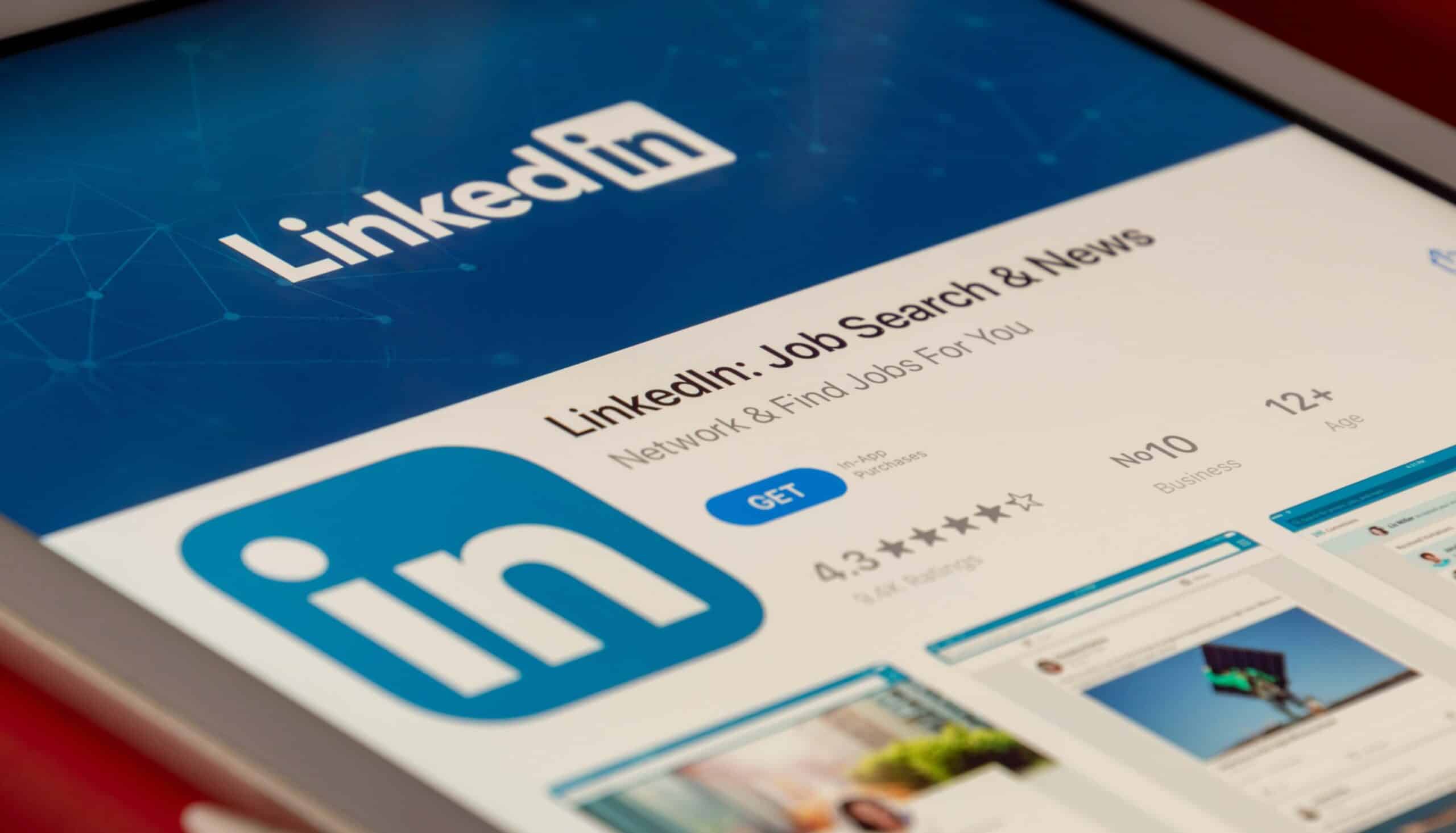LinkedIn auf dem Smartphone