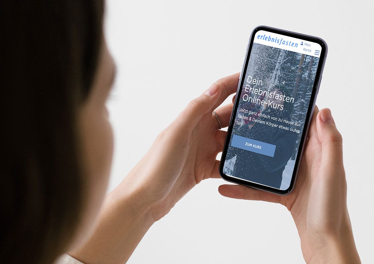 Mobile Version des Onlinefastenkurses