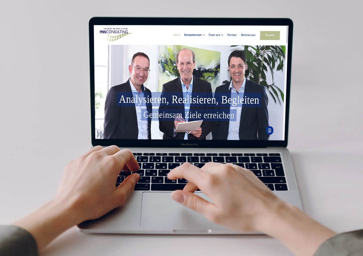 MS Consulting neue Startseite