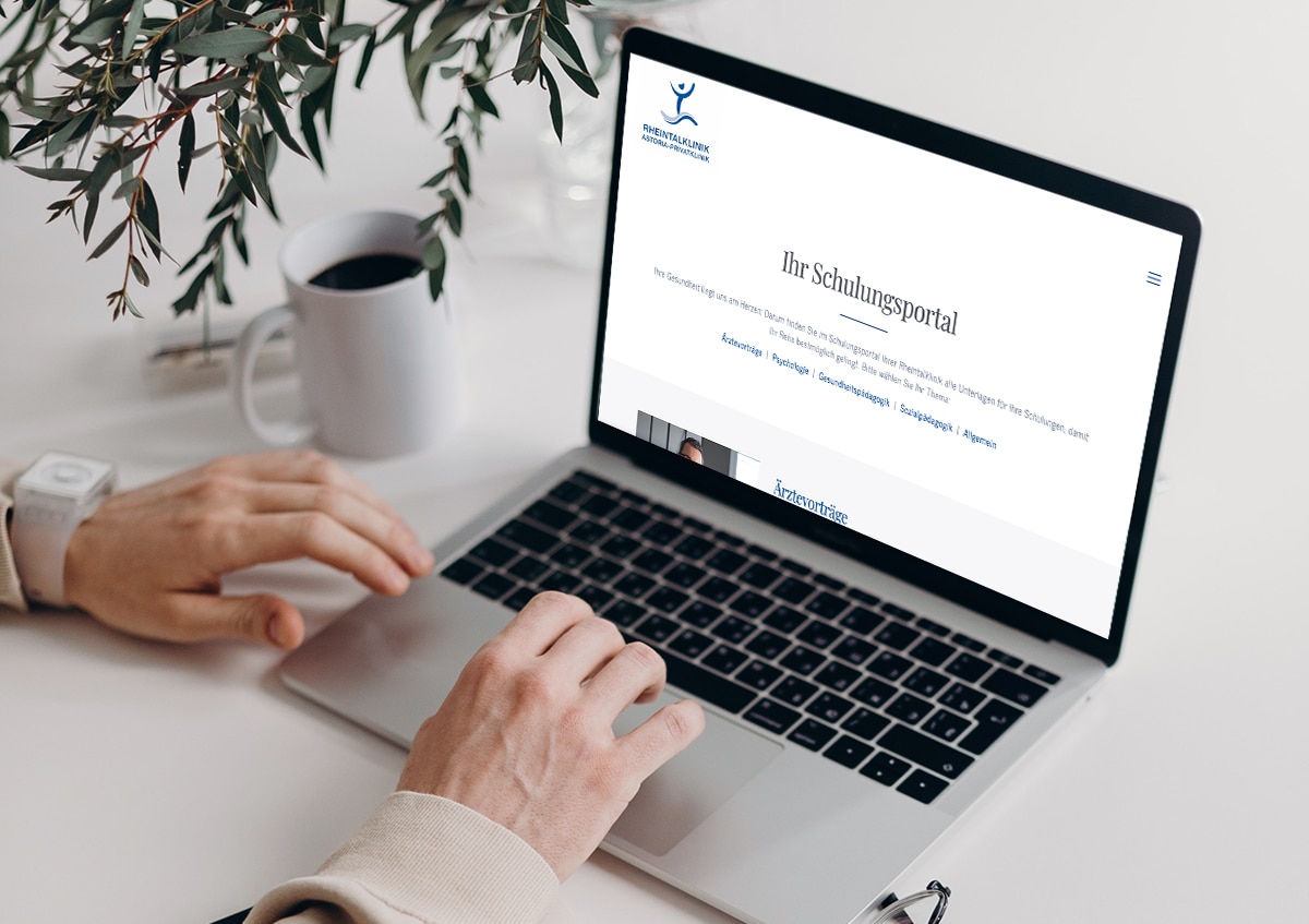 Schlungsportal der Rheintalklinik