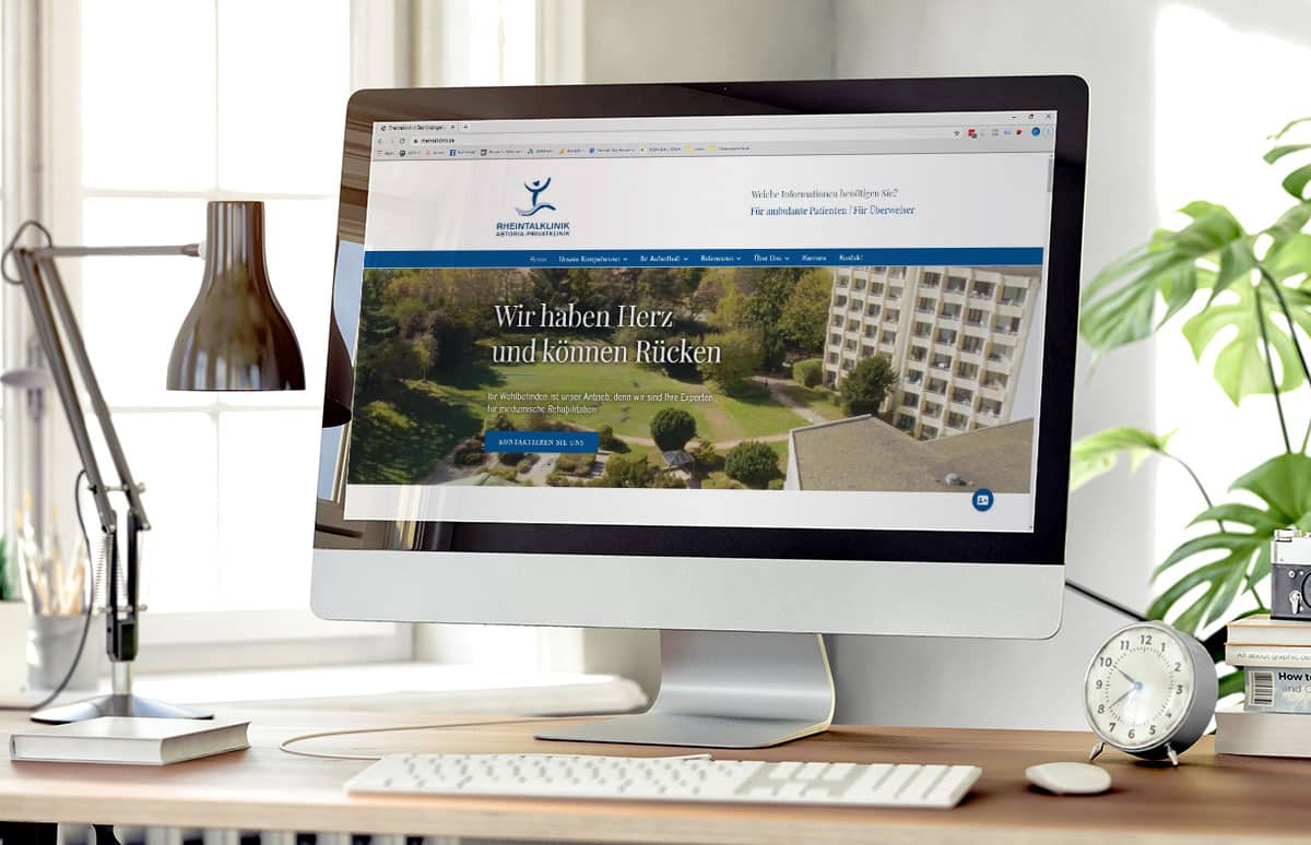 Neue Website für die Rheintalklinik