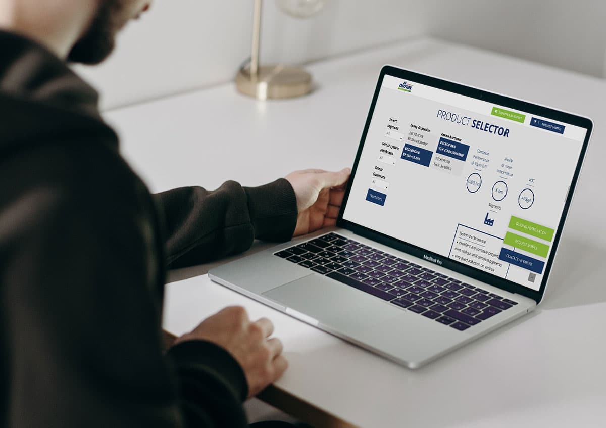 Der Produktfinder von Allnex
