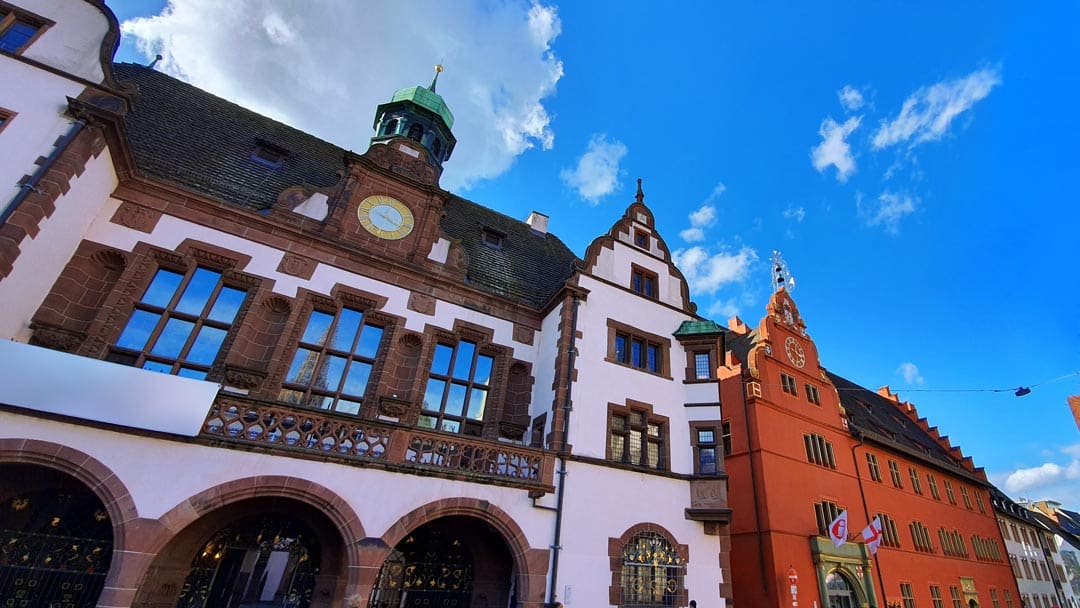 Das Rathaus von Freiburg