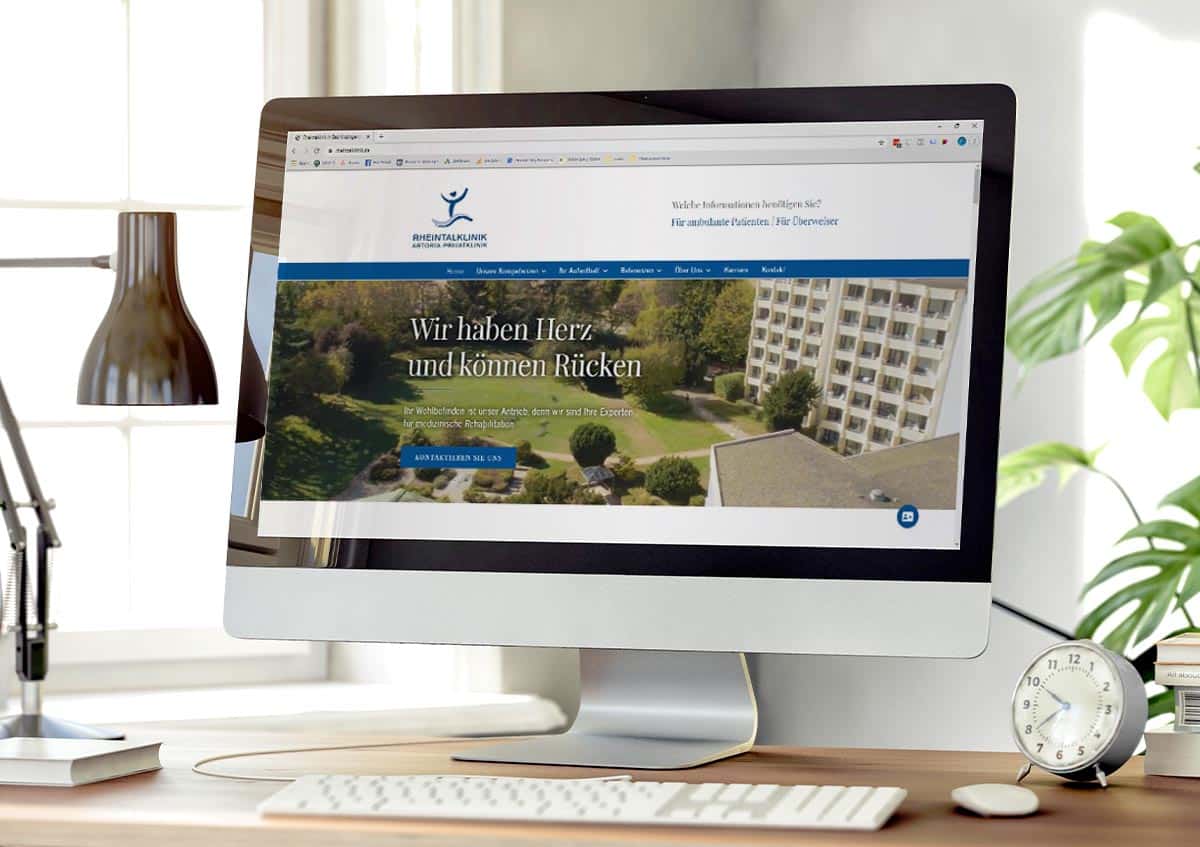 SEO & Webdesign für die Rheintalklinik