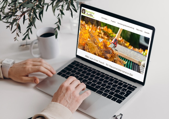 Neue Startseite für Hausmeisterservice Bär