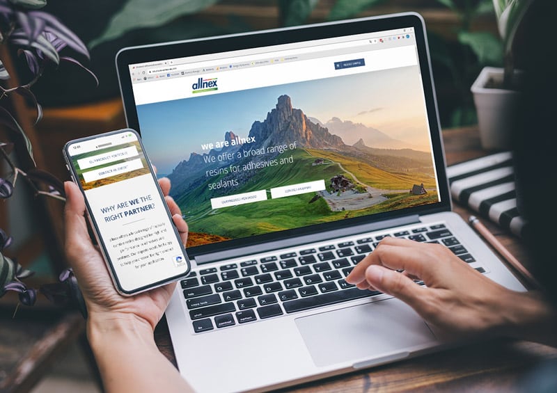 Webdesign für Chemie-Branchenriese allnex